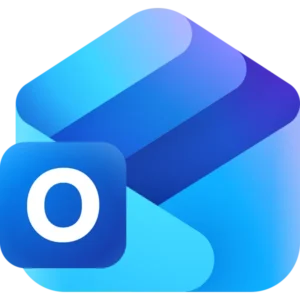 Outlook-logo voor de integratie met Robaws